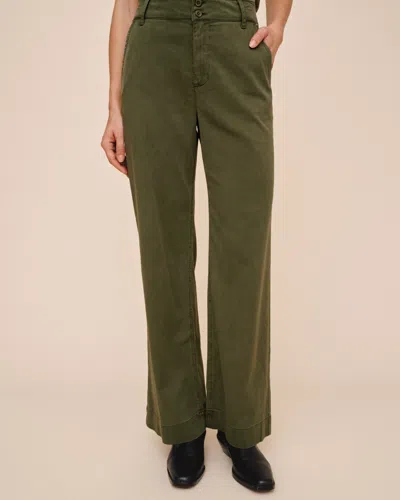 Bella Dahl Sydney Wide Leg Pant In Green