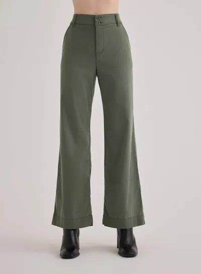 Bella Dahl Sydney Wide Leg Pant In Fernwood In Green