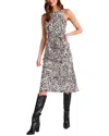 Bella Dahl Tank Slip Dress In Abstract Bloom Print In Black