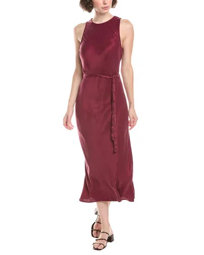 Bella Dahl Tank Slip Dress In Burgundy