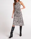 Bella Dahl Tank Slip Dress In Abstract Bloom Print In Multi