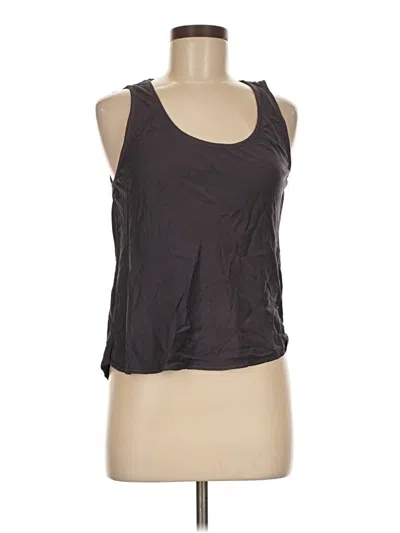 Pre-owned Bella Dahl Tank Top Brown Halter Neckline Tops