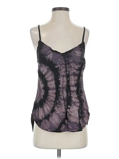 Pre-owned Bella Dahl Tank Top Purple Halter Neckline Tops