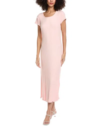 Bella Dahl Tee Shirt Midi Dress In Pink