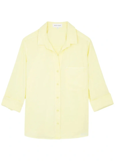 Bella Dahl Tencel Shirt In Yellow