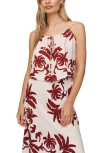 Bella Dahl Tie Front Camisole In Multi