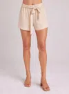 Bella Dahl Tie Short In Summer Khaki In Multi