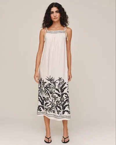 Bella Dahl Tie Strap Maxi Dress In Black