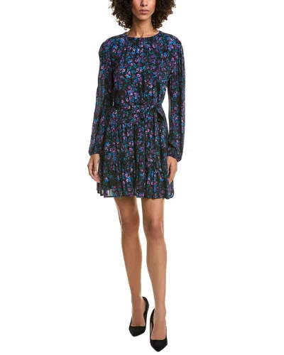 Bella Dahl Tiered Mini Dress In Blue
