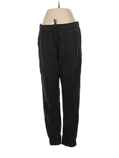 Pre-owned Bella Dahl Track Pants In Black
