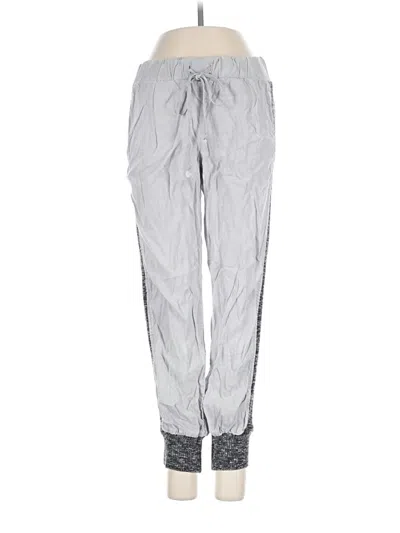 Pre-owned Bella Dahl Track Pants In Silver