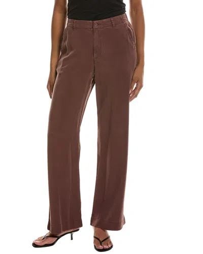 Bella Dahl Trouser Pant In Burgundy