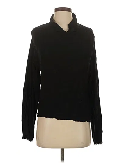 Pre-owned Bella Dahl Turtleneck Sweater In Black