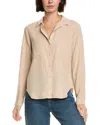 Bella Dahl Two Pocket Button Down Shirt In Neutral