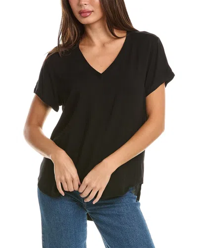 Bella Dahl V-neck T-shirt In Black