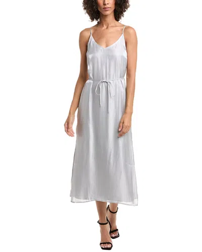 Bella Dahl V-neck Cami Shift Dress In Gray