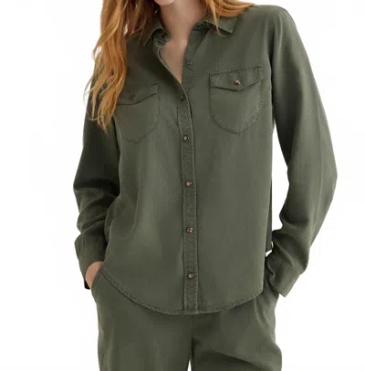 Bella Dahl Western Button-down Shirt In Fernwood In Multi