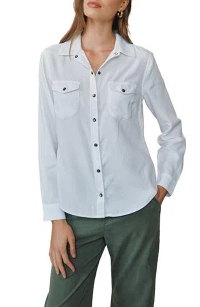 Bella Dahl Western Shirt In White
