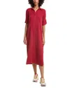 Bella Dahl Western Yoke Duster Dress In Red