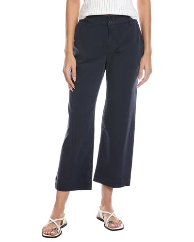 Bella Dahl Wide Leg Crop Pant In Blue