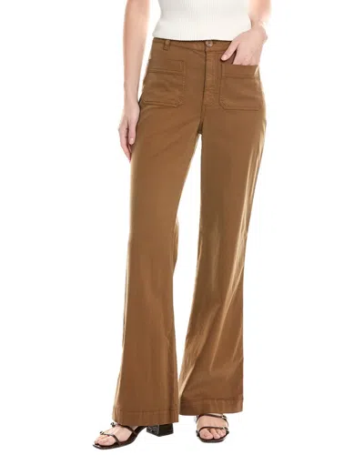 Bella Dahl Wide Leg Pant In Brown