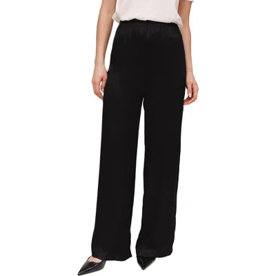 Bella Dahl Wide Leg Pants In Black