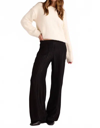 Bella Dahl Wide Leg Pants In Black