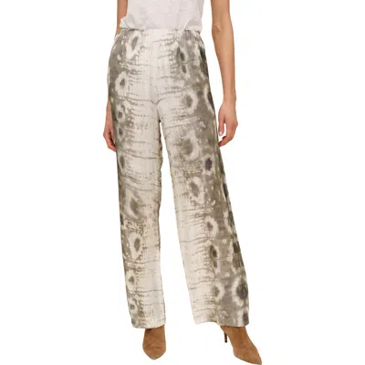 Bella Dahl No Side Seam Clean Waist Wide Leg In Gray