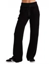 Bella Dahl Wide Leg Sweatpant In Black In Black