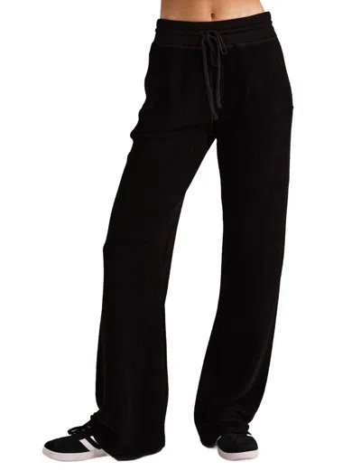 Bella Dahl Wide Leg Sweatpant In Black