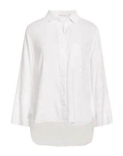 Bella Dahl Woman Shirt White Size Xl Tencel Lyocell