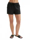 Bella Dahl Drawstring Waist Shorts In Black