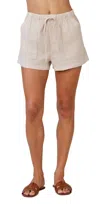 Bella Dahl Women's Linen Pocket Short In Linen Sand In Neutral