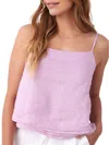 BELLA DAHL WOMENS LINEN LAYERED TANK TOP
