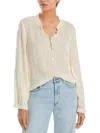 Bella Dahl Half Placket Pullover In Multi