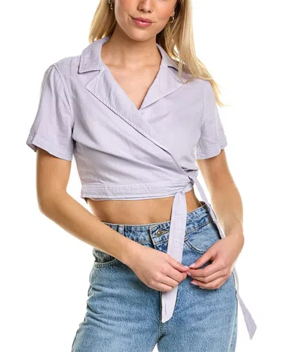 BELLA DAHL BELLA DAHL WRAP LINEN-BLEND SHIRT