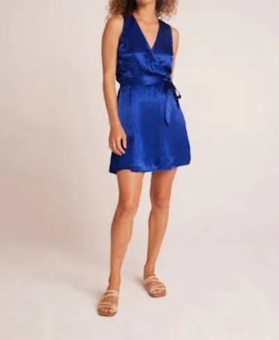 BELLA DAHL WRAP MINI DRESS IN TROPICAL TWILIGHT