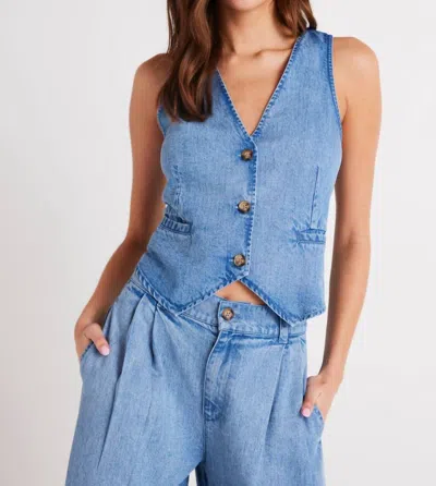 Bella Dahl Wren Vest In Horizon