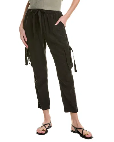 Bella Dahl Zephyr Tie Pocket Utility Pant In Black