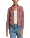Bella Dahl Zip Hoodie In Pink