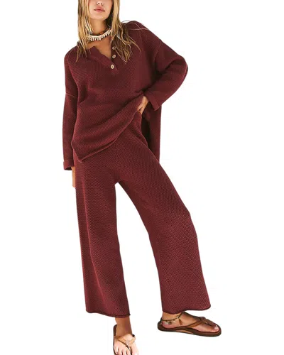 Bella Desert 2pc Sweater & Pant Set In Brown