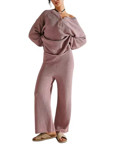 Bella Desert 2pc Sweater & Pant Set In Pink