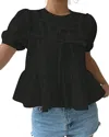 Bella Desert Blouse In Black
