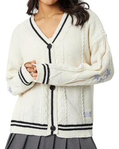 Bella Desert Cardigan In White