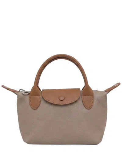 Bella Desert Leather Crossbody In Brown