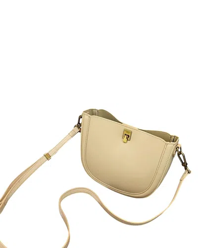 Bella Desert Leather Crossbody In Brown