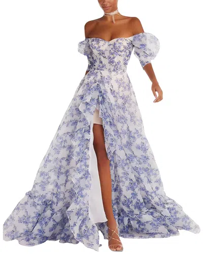 Bella Desert Maxi Dress In Blue