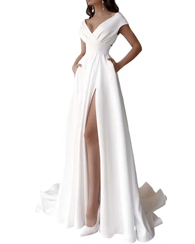 Bella Desert Maxi Dress In White