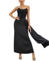 Bella Desert Maxi Dress In Black