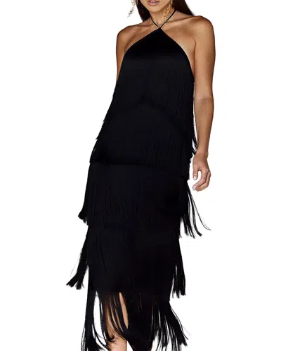 Bella Desert Maxi Dress In Black